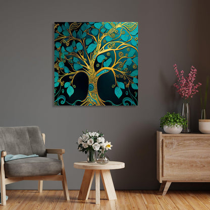 Kotart-Abstract Tree of Life Canvas Painting - Canvas Art-Posters, Prints, & Visual Artwork