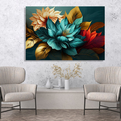Add a Pop of Color to Your Living Room or Bedroom with Abstract Canvas Paintings