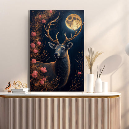 Kotart-Beautiful Deer Canvas Art for Home Living Room Bedroom Wall Decor - Modern Art Canvas Painting-Posters, Prints, & Visual Artwork