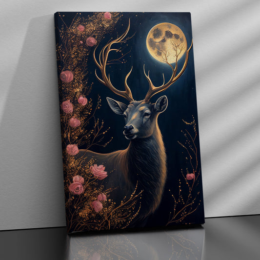 Kotart-Beautiful Deer Canvas Art for Home Living Room Bedroom Wall Decor - Modern Art Canvas Painting-Posters, Prints, & Visual Artwork