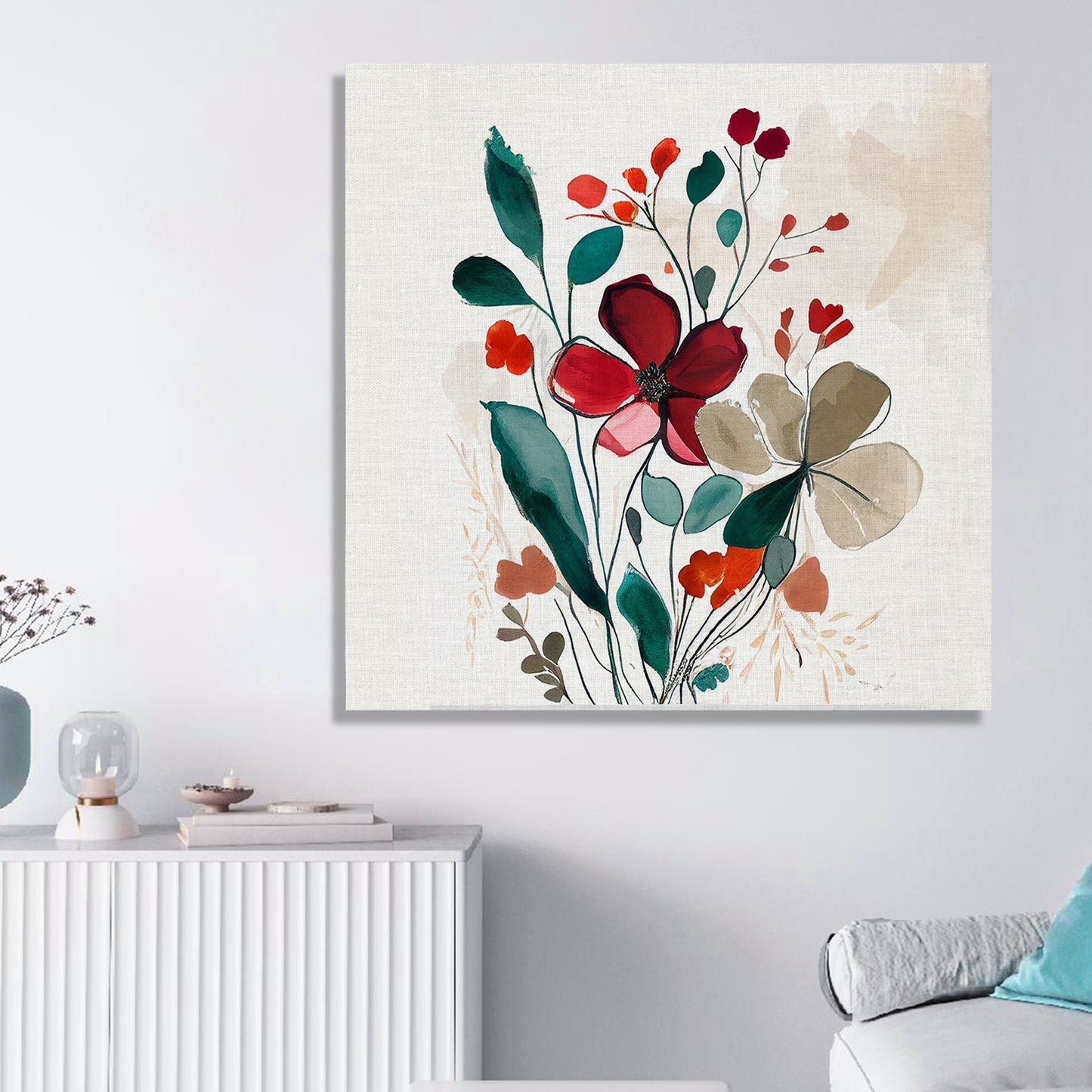 Kotart-Beautiful Floral Canvas Painting for Living Room Bedroom Home and Office Wall Decor-Posters, Prints, & Visual Artwork