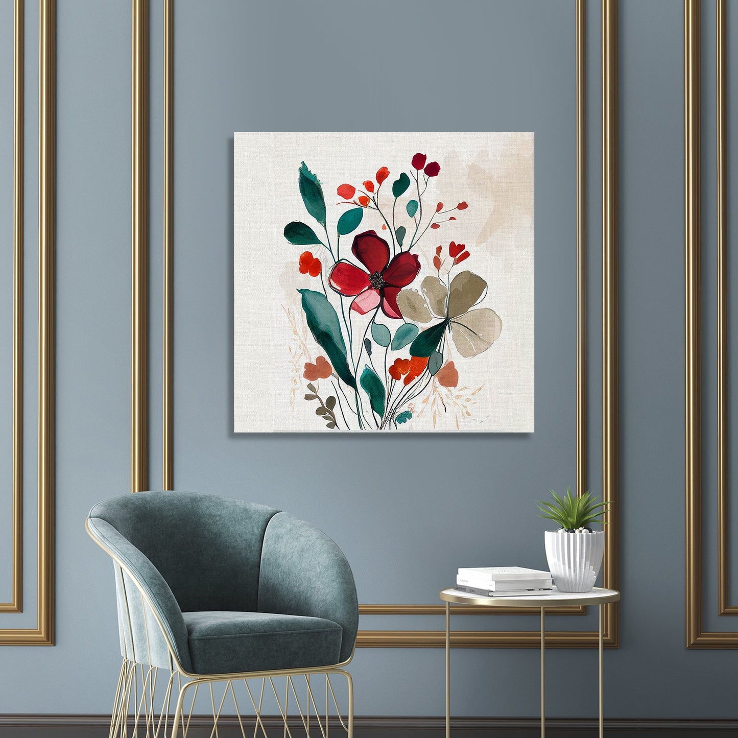 Kotart-Beautiful Floral Canvas Painting for Living Room Bedroom Home and Office Wall Decor-Posters, Prints, & Visual Artwork