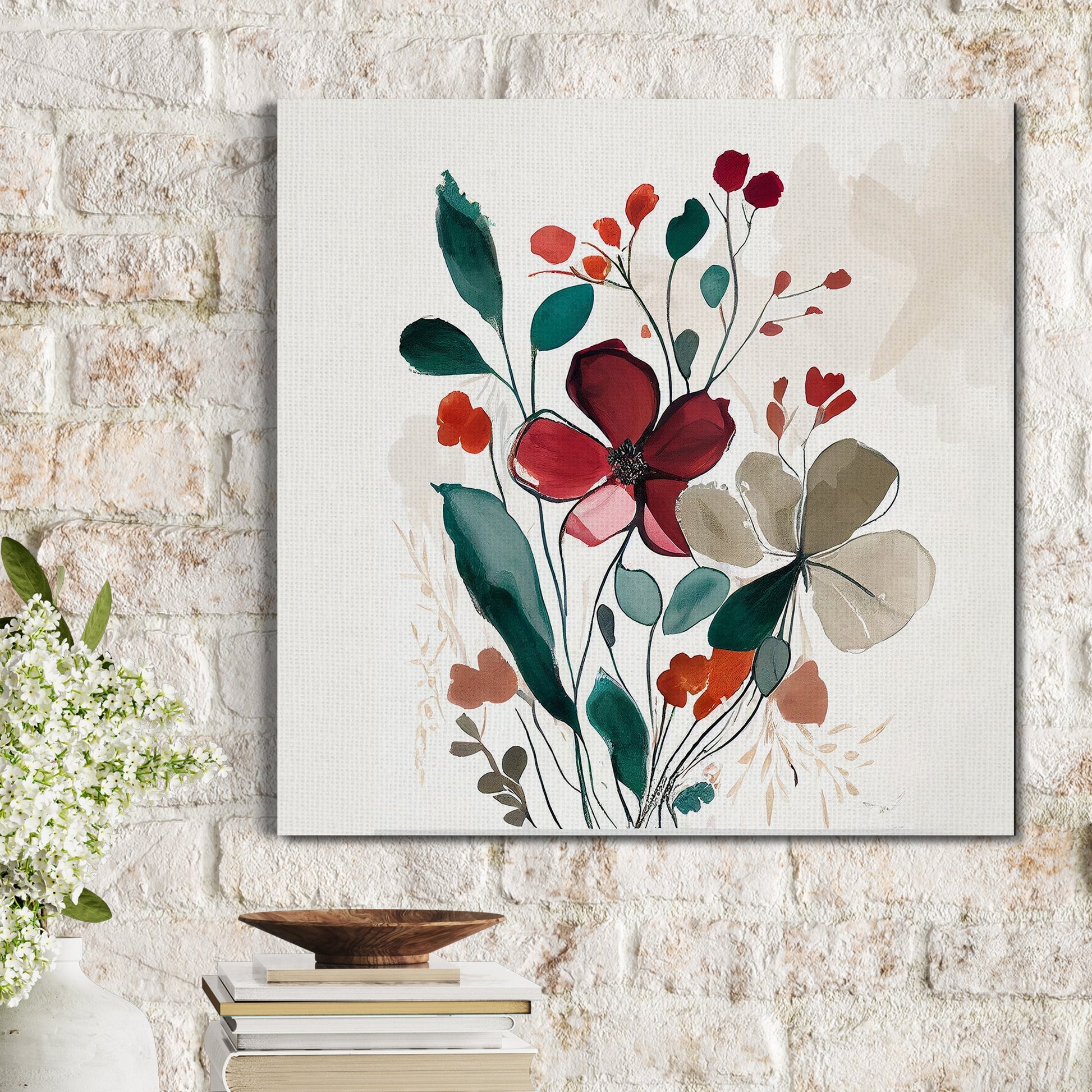 Kotart-Beautiful Floral Canvas Painting for Living Room Bedroom Home and Office Wall Decor-Posters, Prints, & Visual Artwork