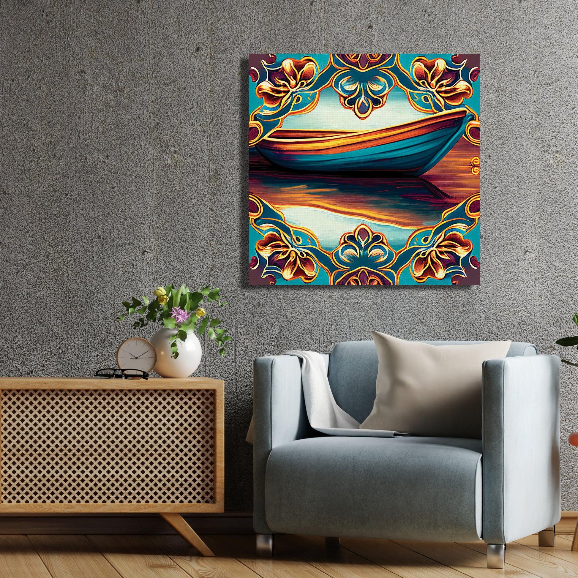 Kotart-Colorful Canvas Art Painting - Modern Art Printed Canvas Paintings-Posters, Prints, & Visual Artwork