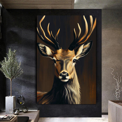 Kotart-Deer in Forest Canvas Painting - Large Canvas Art for Living Room Bedroom Wall Decor-Posters, Prints, & Visual Artwork