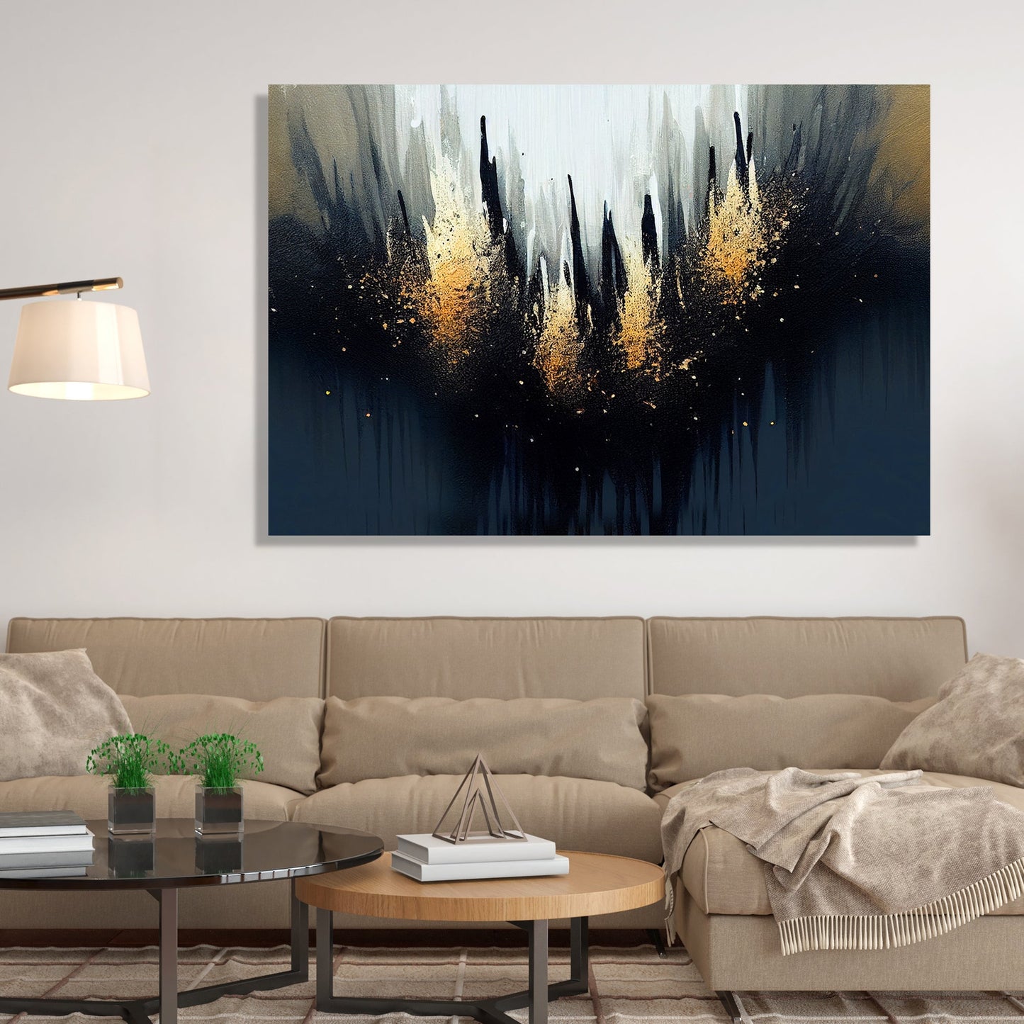 Enhance Your Home Interiors with Modern Abstract Art Paintings on Canvas - Home Decor Paintings