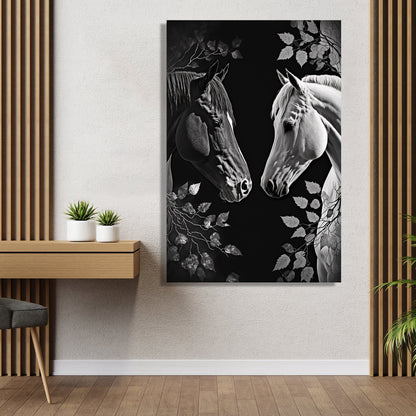 Eye-catching Abstract Horse Art Canvas Paintings for Living Room Bedroom Home and Office Wall Decoration
