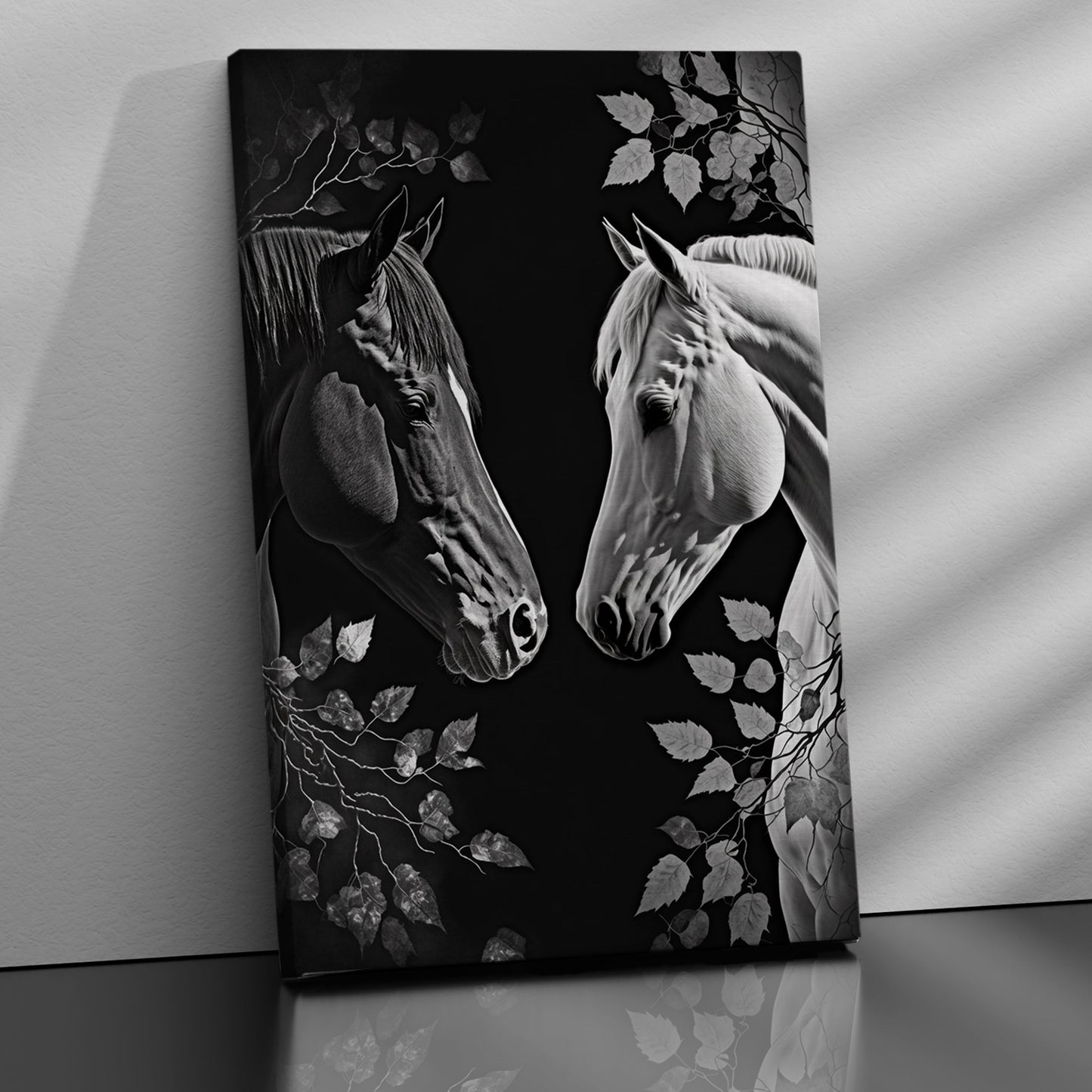 Eye-catching Abstract Horse Art Canvas Paintings for Living Room Bedroom Home and Office Wall Decoration