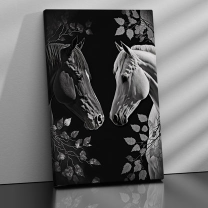 Eye-catching Abstract Horse Art Canvas Paintings for Living Room Bedroom Home and Office Wall Decoration