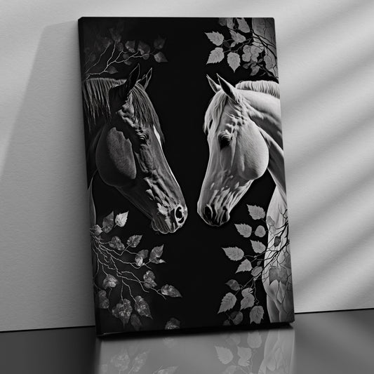 Eye-catching Abstract Horse Art Canvas Paintings for Living Room Bedroom Home and Office Wall Decoration