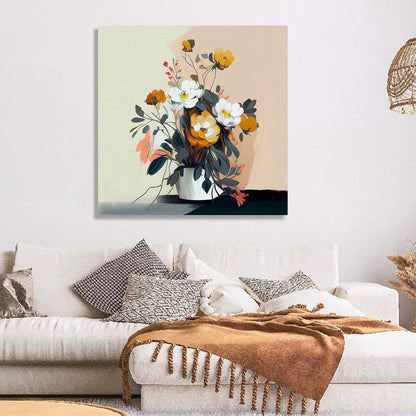 Kotart-Floral Canvas Painting for Living Room Bedroom Wall Decor - Nature Inspired Canvas Art for Home Decor-Posters, Prints, & Visual Artwork