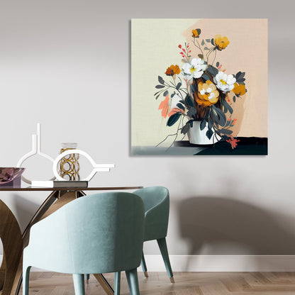 Kotart-Floral Canvas Painting for Living Room Bedroom Wall Decor - Nature Inspired Canvas Art for Home Decor-Posters, Prints, & Visual Artwork