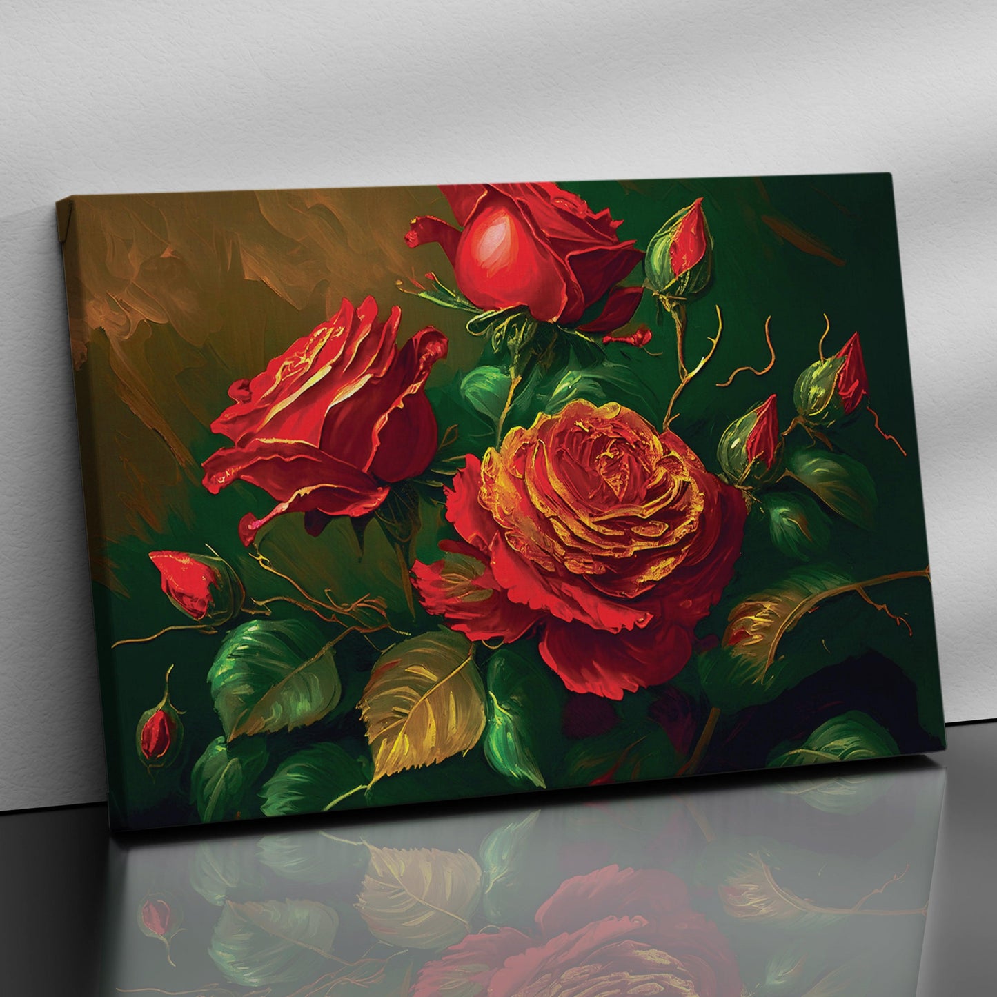 Kotart-Floral Canvas Paintings - Nature Inspired Large Canvas Art for Living Room Wall Decor-Posters, Prints, & Visual Artwork
