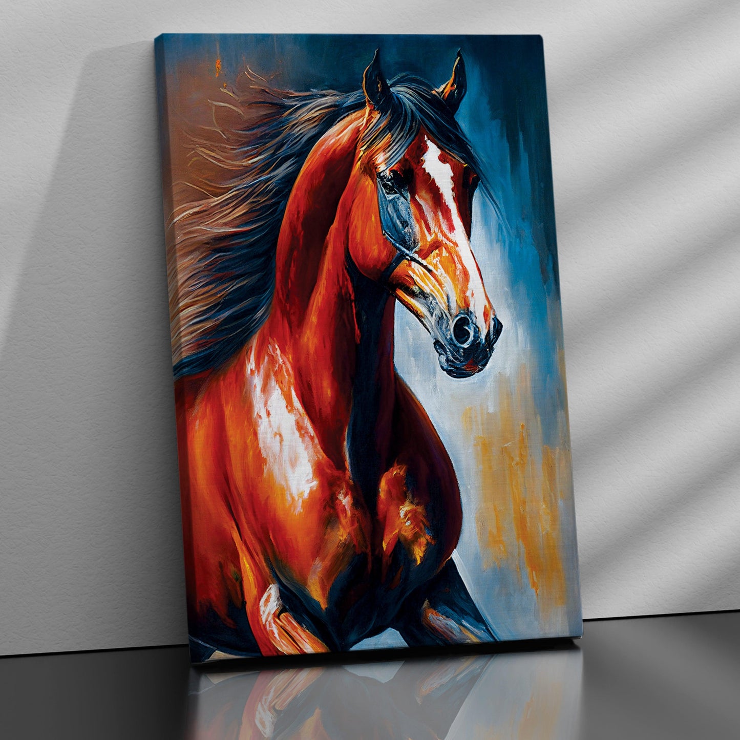 Kotart-Horse Canvas Painting - Modern Canvas Art for Luxury Home Living Room Wall Decor-Posters, Prints, & Visual Artwork
