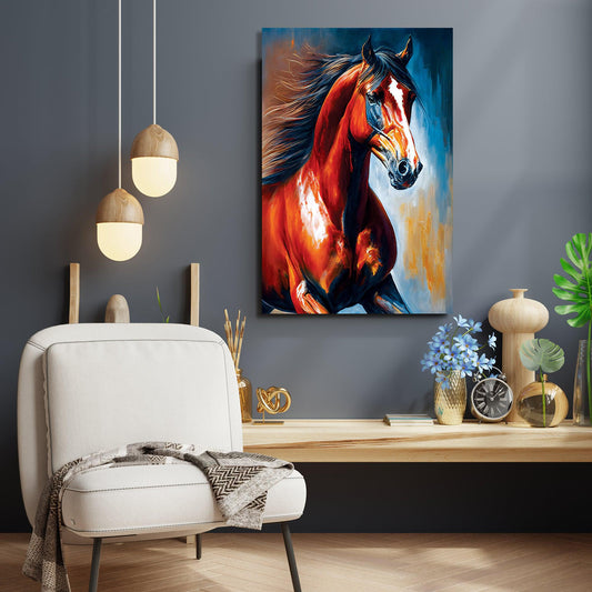 Kotart-Horse Canvas Painting - Modern Canvas Art for Luxury Home Living Room Wall Decor-Posters, Prints, & Visual Artwork