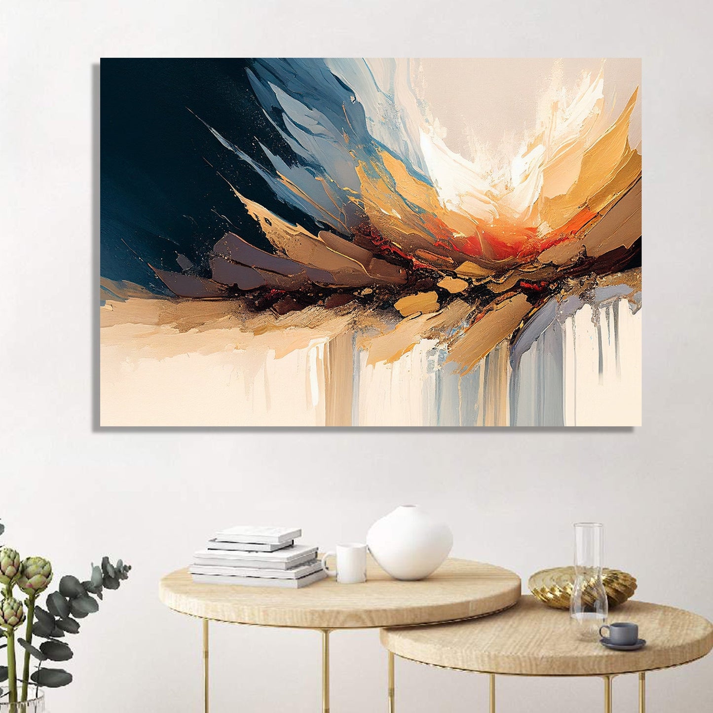 Kotart-Modern Abstract Art Canvas Paintings for Home and Office Wall Decor - Living room Bedroom Wall Decor Paintings-Posters, Prints, & Visual Artwork