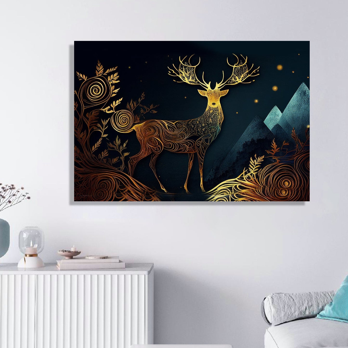 Modern Abstract Canvas Paintings for Home Decor - Living Room and Bedroom Wall Art