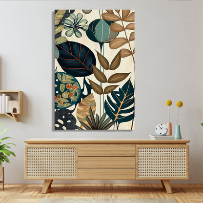 Kotart-Modern Art Canvas Paintings - Tropical Leaf's Art Paintings for Living Room Bedrooms Home and Office Wall Decor-Posters, Prints, & Visual Artwork