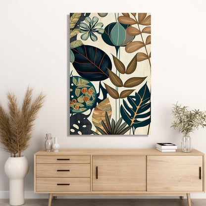 Kotart-Modern Art Canvas Paintings - Tropical Leaf's Art Paintings for Living Room Bedrooms Home and Office Wall Decor-Posters, Prints, & Visual Artwork