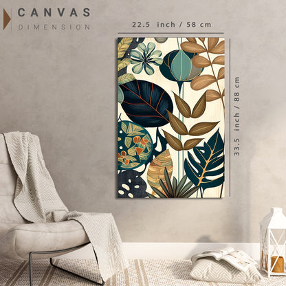 Kotart-Modern Art Canvas Paintings - Tropical Leaf's Art Paintings for Living Room Bedrooms Home and Office Wall Decor-Posters, Prints, & Visual Artwork