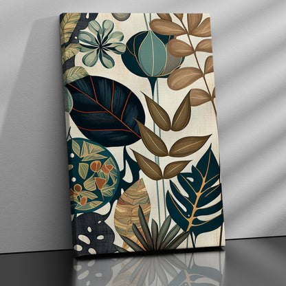 Kotart-Modern Art Canvas Paintings - Tropical Leaf's Art Paintings for Living Room Bedrooms Home and Office Wall Decor-Posters, Prints, & Visual Artwork