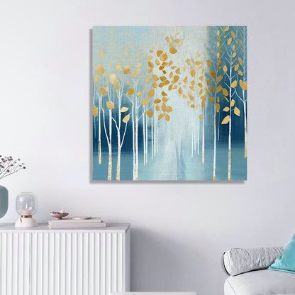 Kotart-Modern Art Canvas Paintings for Living Room Wall Decor - Nature Inspired Golden Painting-Posters, Prints, & Visual Artwork