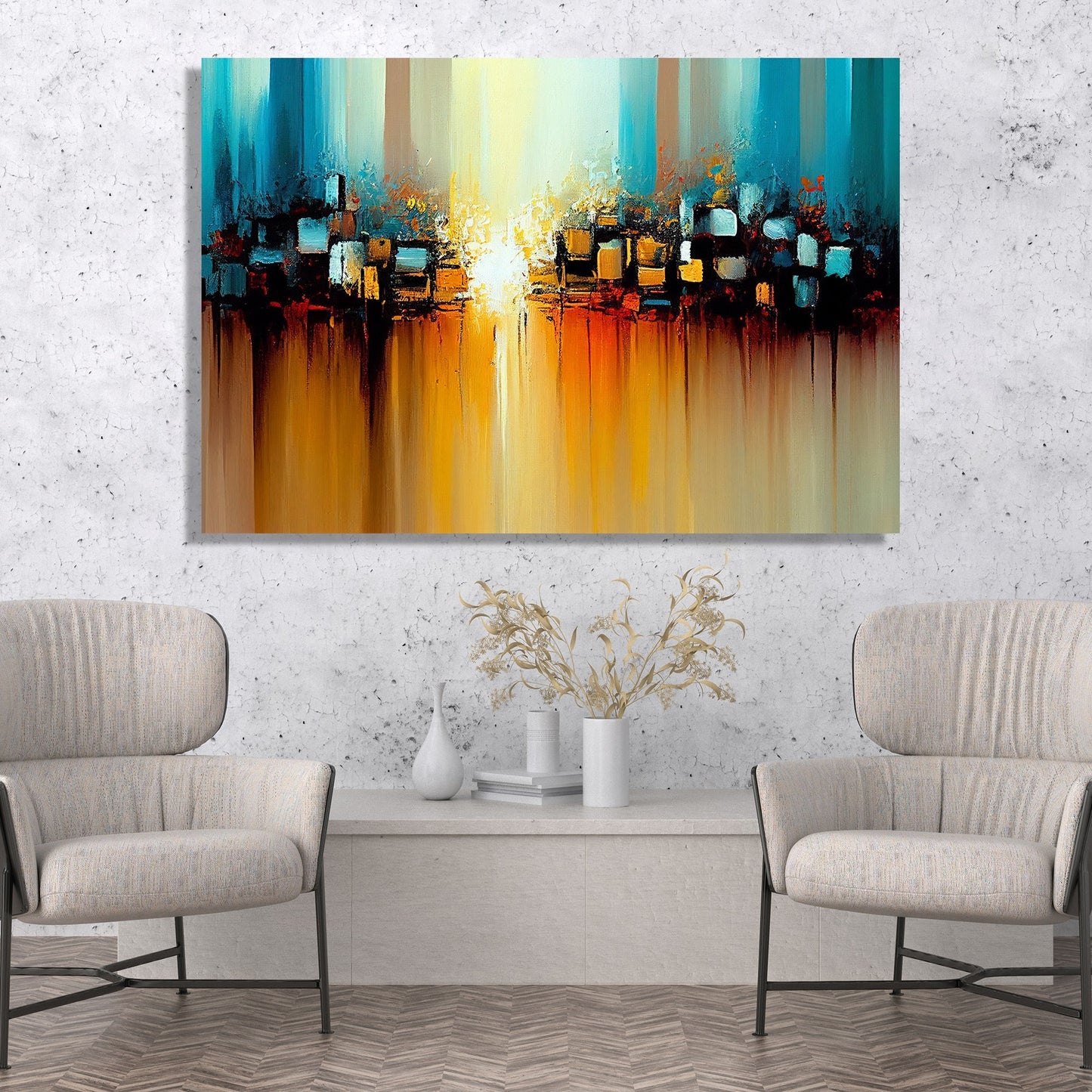 Kotart-Modern Art Painting for Wall Decor - Canvas Art for Living Room Bedroom Home Decor-Posters, Prints, & Visual Artwork