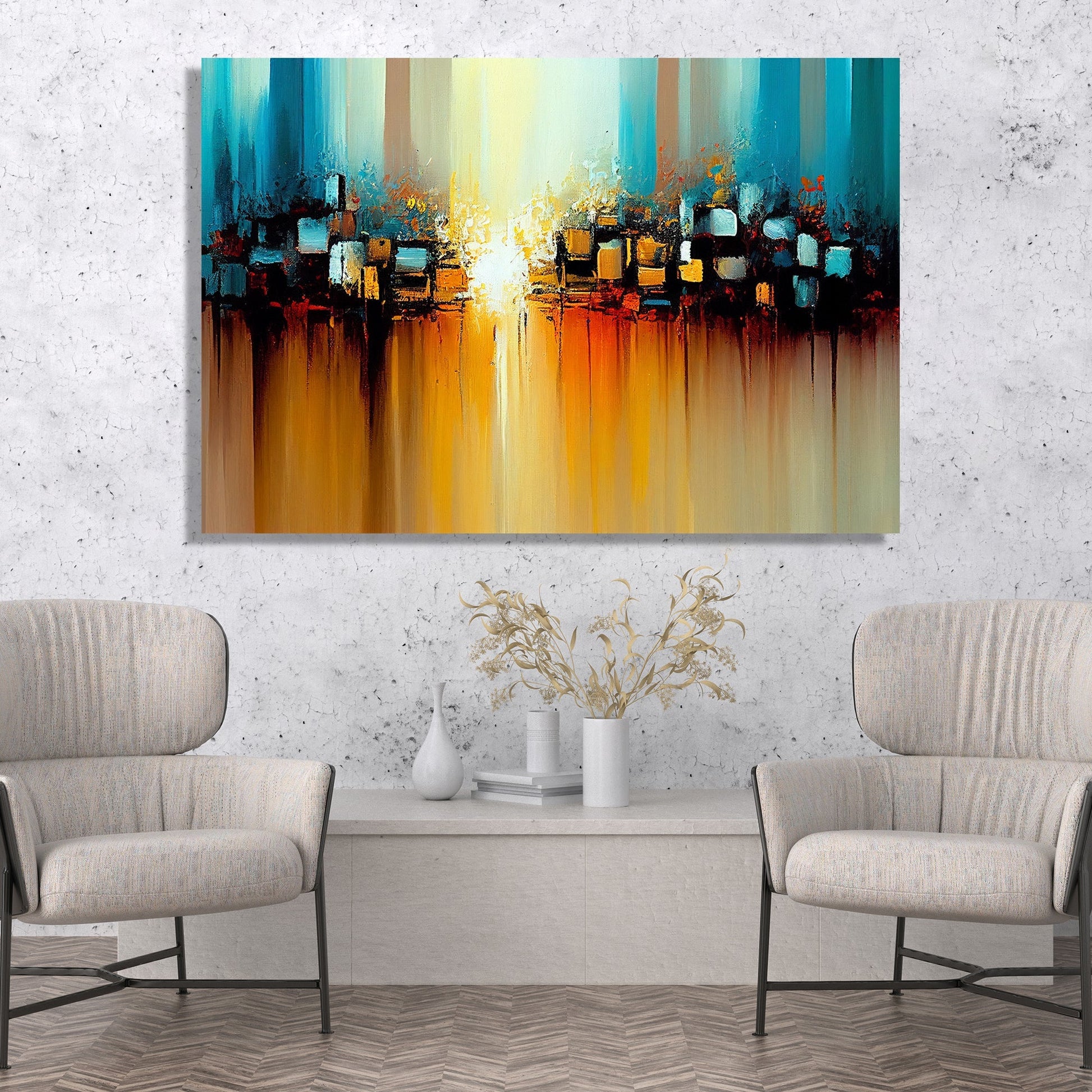 Kotart-Modern Art Painting for Wall Decor - Canvas Art for Living Room Bedroom Home Decor-Posters, Prints, & Visual Artwork