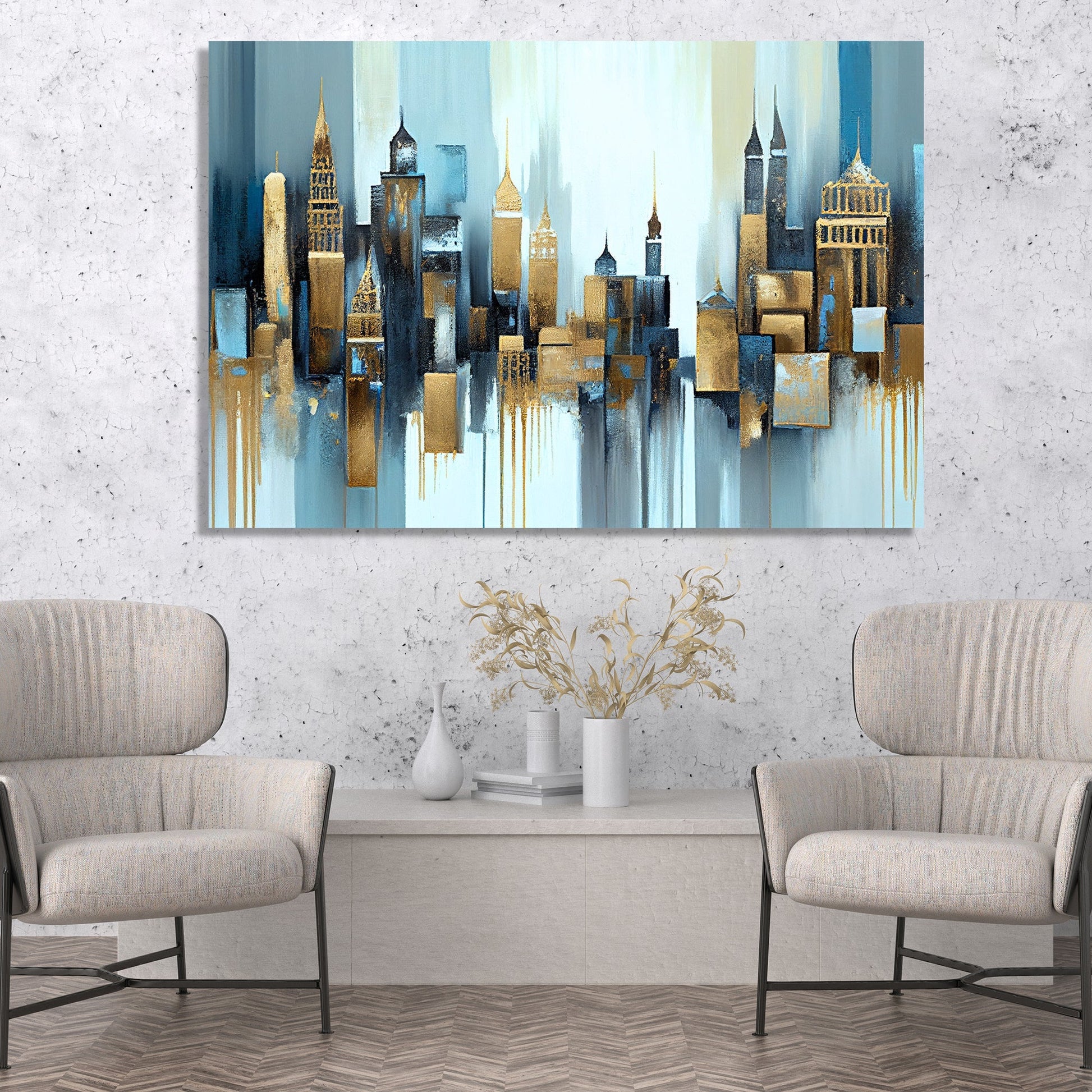 Kotart-Modern Art Paintings for Living Room Bedroom Home and Office Wall Decor - Abstract Art Paintings-Posters, Prints, & Visual Artwork
