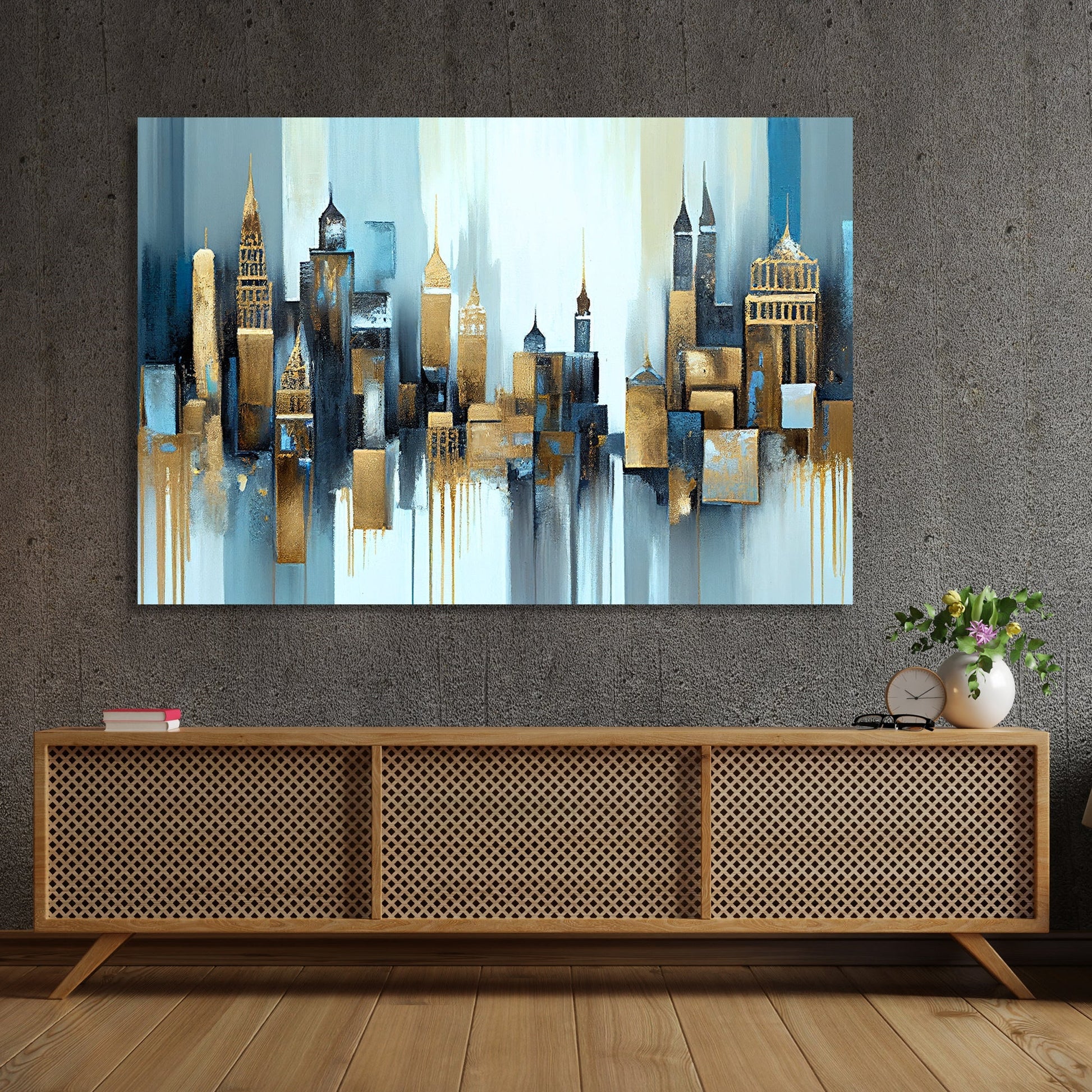 Kotart-Modern Art Paintings for Living Room Bedroom Home and Office Wall Decor - Abstract Art Paintings-Posters, Prints, & Visual Artwork