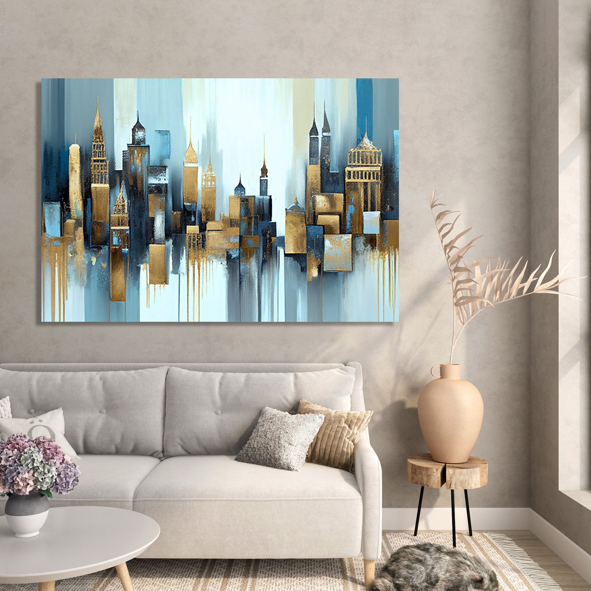 Kotart-Modern Art Paintings for Living Room Bedroom Home and Office Wall Decor - Abstract Art Paintings-Posters, Prints, & Visual Artwork