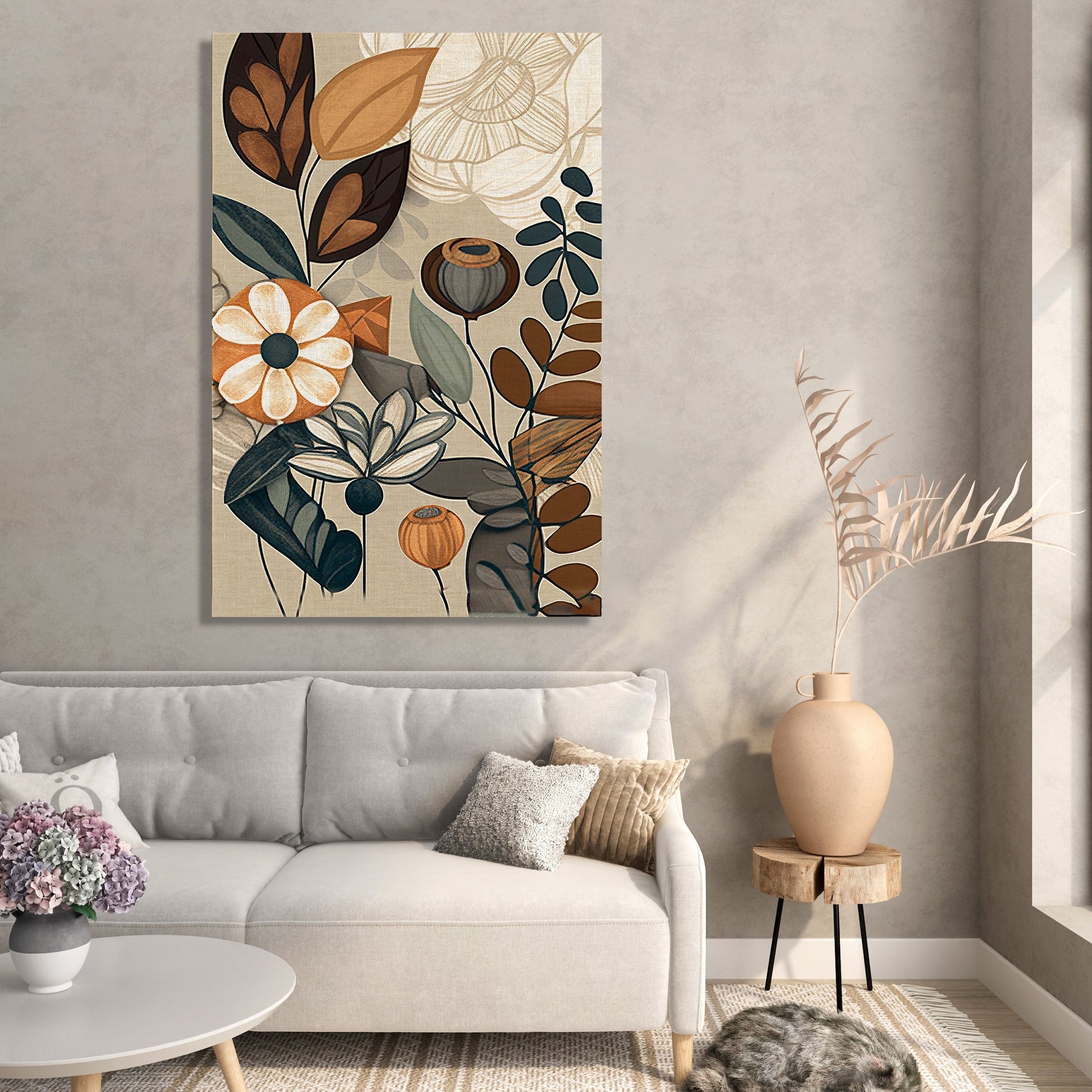 Kotart-Modern Art Paintings for Living Room Bedroom Home and Office Wall Decor - Nature Inspired Canvas Painting for Home Decor-Posters, Prints, & Visual Artwork