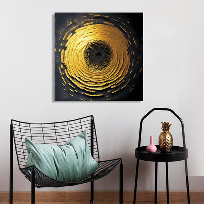 Kotart-Modern Golden Canvas Art - Abstract Canvas Paintings-Posters, Prints, & Visual Artwork