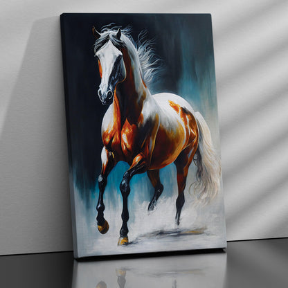 Kotart-Modern Horse Canvas Art Painting - Big Size Canvas Art - Running Horse Canvas Paintings-Posters, Prints, & Visual Artwork