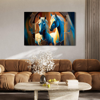 Kotart-Modern Horse Canvas Paintings - Large Canvas Art for Home and Office Wall Decor-Posters, Prints, & Visual Artwork