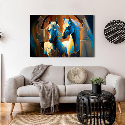 Kotart-Modern Horse Canvas Paintings - Large Canvas Art for Home and Office Wall Decor-Posters, Prints, & Visual Artwork
