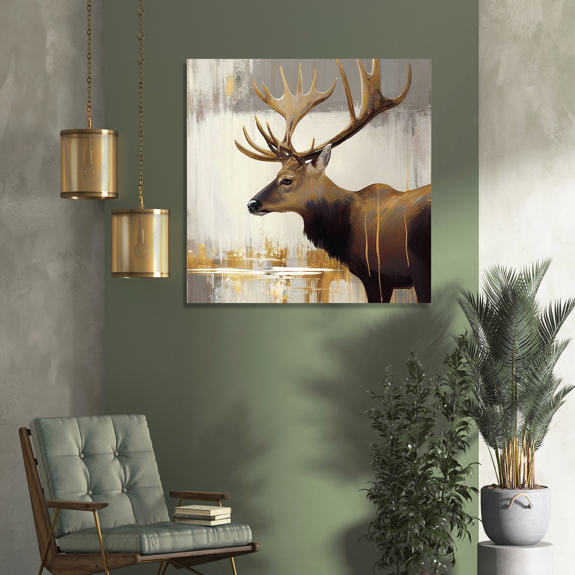 Kotart-Nature Inspired Canvas Painting - Modern Art Canvas Art for Wall Decor-Posters, Prints, & Visual Artwork