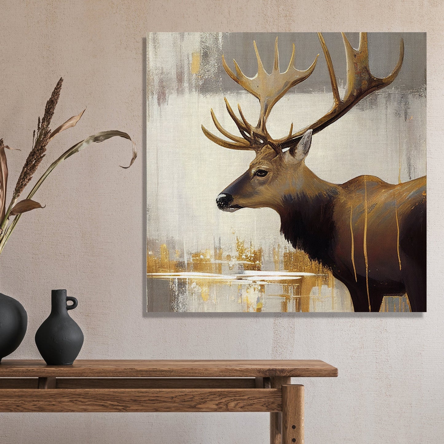 Kotart-Nature Inspired Canvas Painting - Modern Art Canvas Art for Wall Decor-Posters, Prints, & Visual Artwork