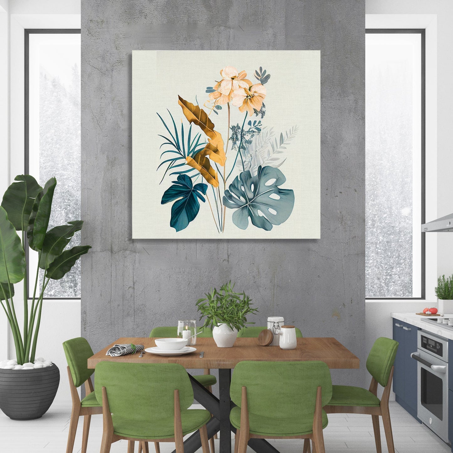 Kotart-Nature Inspired Canvas Painting for Living Room Home and Office Wall Decor-Posters, Prints, & Visual Artwork