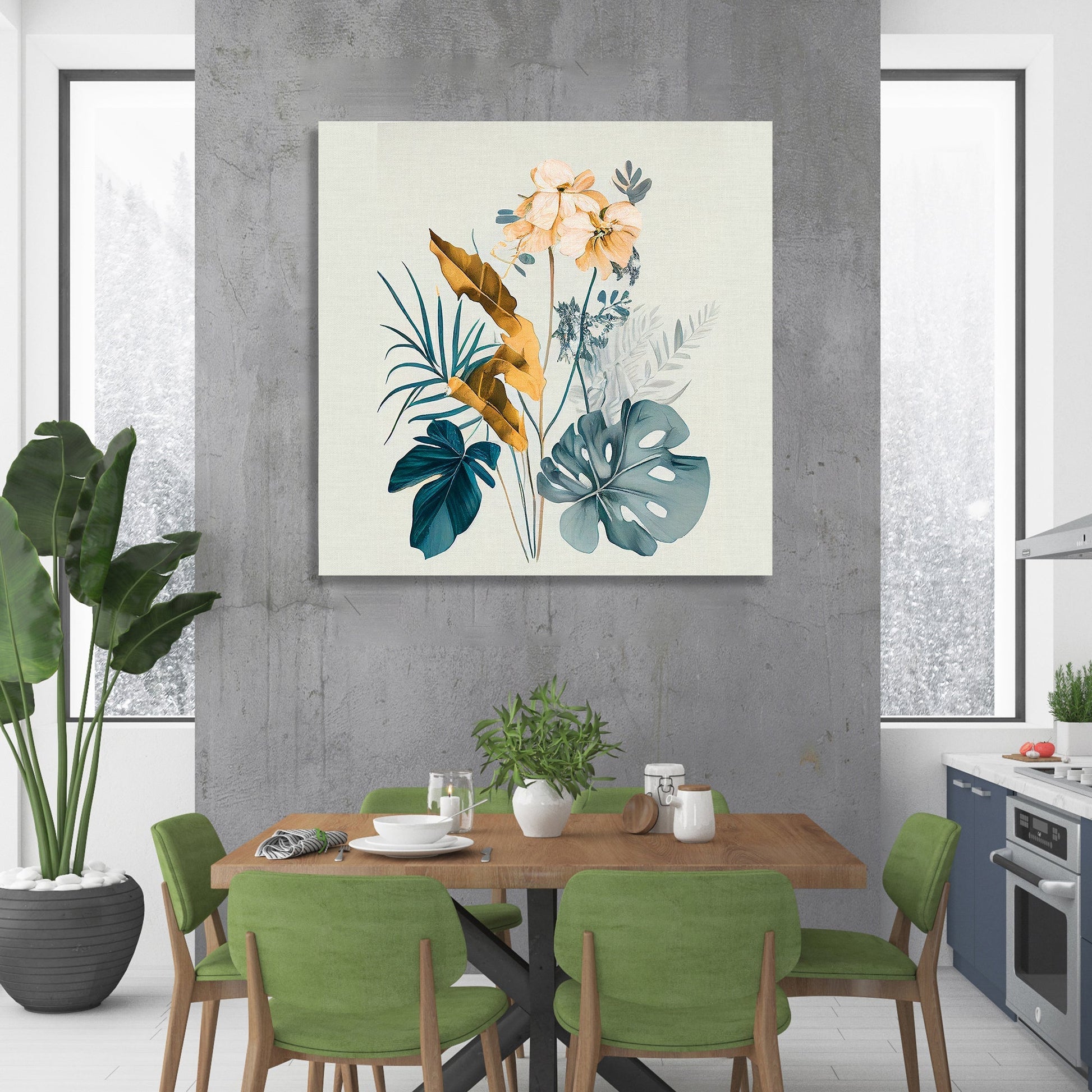 Kotart-Nature Inspired Canvas Painting for Living Room Home and Office Wall Decor-Posters, Prints, & Visual Artwork
