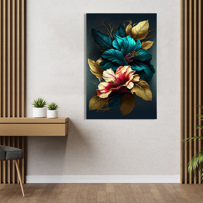 Kotart-Vibrant Floral Art Canvas Painting for Home Living Room Bedroom Wall Decor-Posters, Prints, & Visual Artwork