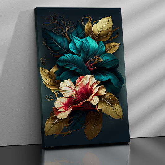 Kotart-Vibrant Floral Art Canvas Painting for Home Living Room Bedroom Wall Decor-Posters, Prints, & Visual Artwork