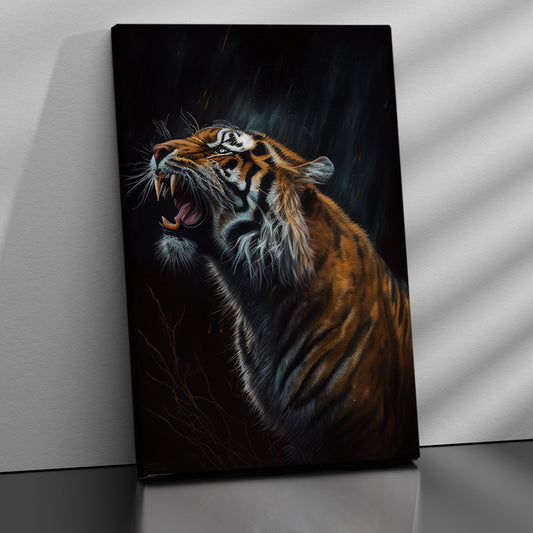 Kotart-Wild Tiger Canvas Art - Tiger Paintings for Home and Office Wall Decor-Posters, Prints, & Visual Artwork